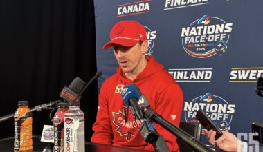 4 Nations Face-Off -maajoukkueturnauksessakin nähty Brad Marchand jatkaa pelaamista Florida Panthersissa.