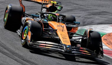 Lando Norris pisti Ferrari-kuskit kuriin Monzassa