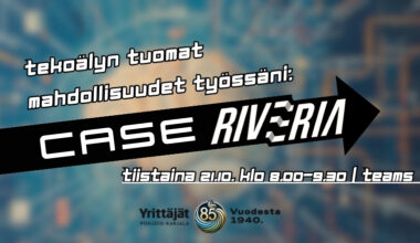 Tekoälyn tuomat mahdollisuudet työssäni: Case Riveria