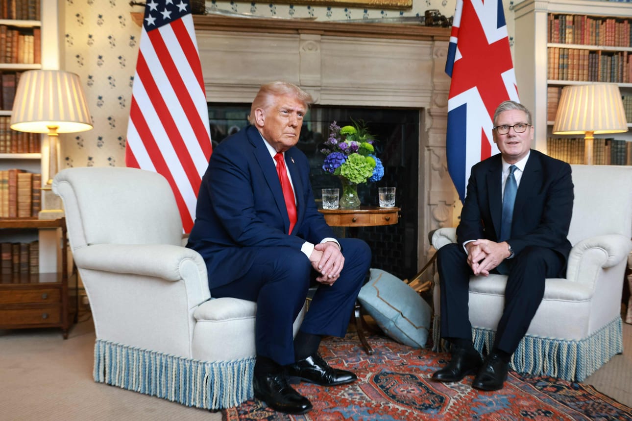 Yhdysvaltain presidentti Donald Trump ja Britannian pääministeri Keir Starmer tapasivat torstaina.