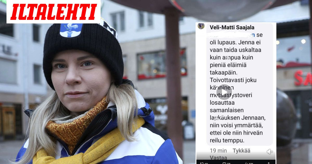 Jenna Simulan somekuvan alle ilmestyi uhkaava viesti vasemmistoaktiivilta – Näin kommentoi kirjoittaja