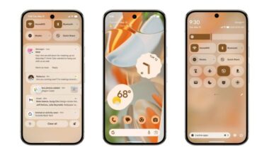 Android 16 QPR1 tuo uutta ilmettä Material 3 Expressive -päivityksen myötä.