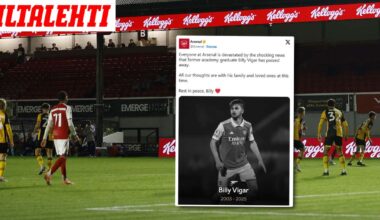 Billy Vigar, 21, kuoli – Kauhea tilanne kentällä