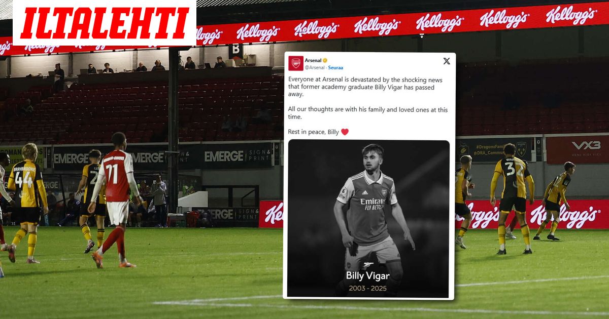 Billy Vigar, 21, kuoli – Kauhea tilanne kentällä