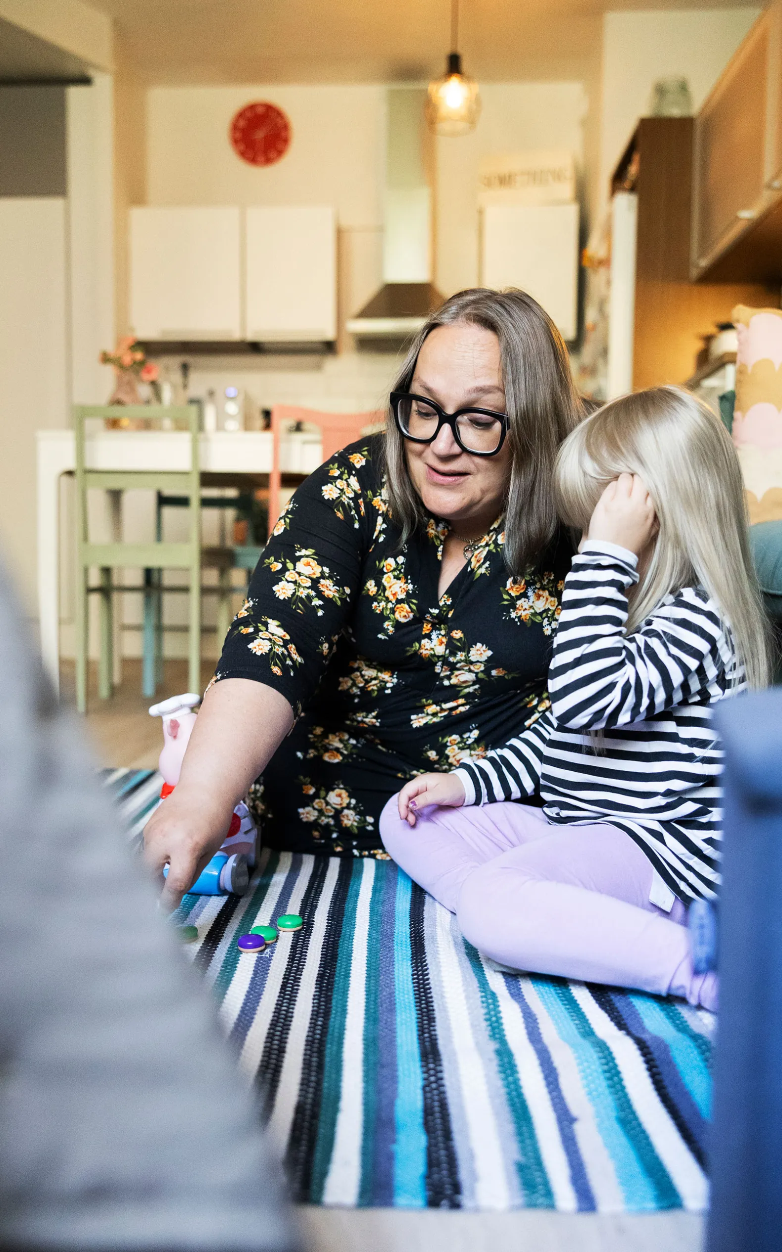 Lapsi tuntemattoman kanssa -sarjasta tuttu Hanna Leppänen ja Lyyti-tytär