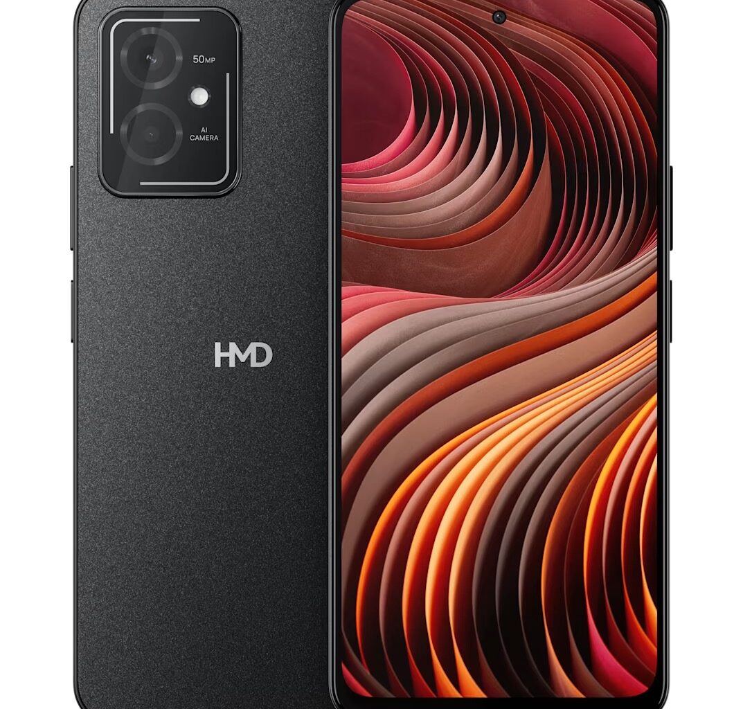 HMD Vibe 5G mustana.