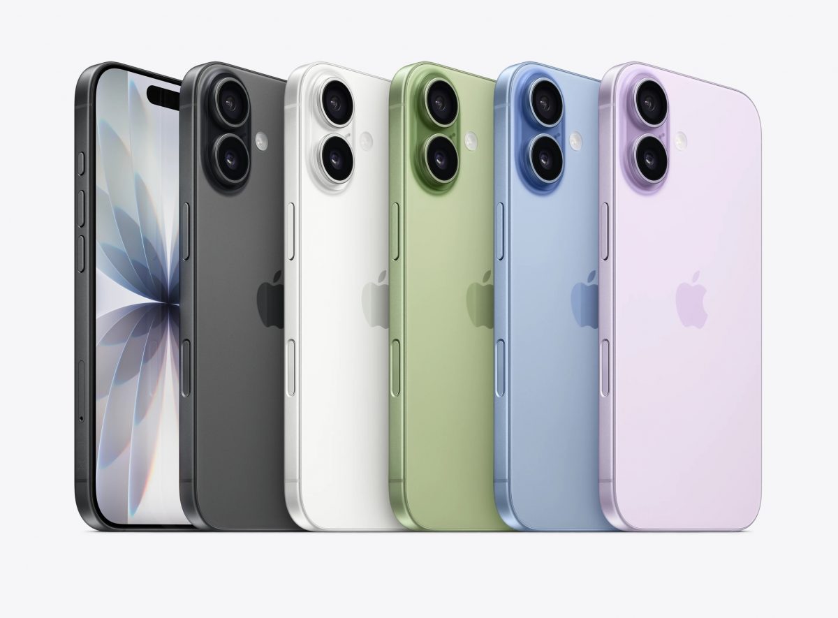 iPhone 17 eri väreissä.
