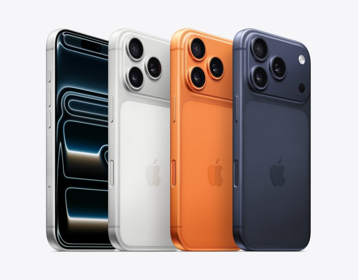 iPhone 17 Pro eri väreissä.