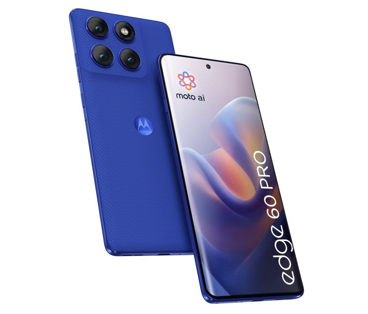 Motorola Edge 60 Pro, Pantone Dazzling Blue.