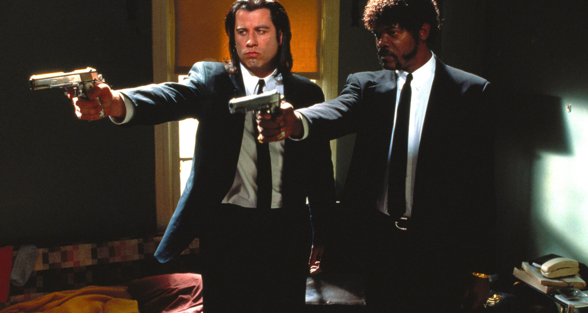 Pulp Fiction on groteskilla huumorilla maustettu mestariteos