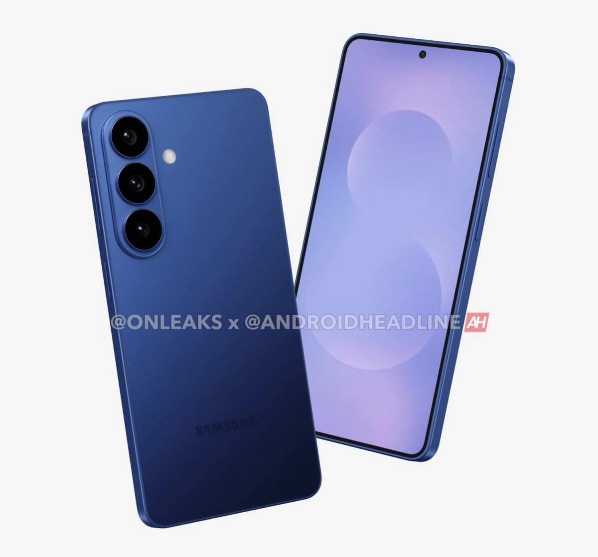 Samsung Galaxy S26 Pron mallinnos. Kuva: OnLeaks / Android Headlines.