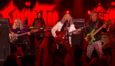 "I'd like to sink her with my pink torpedo..." - Spinal Tap vieraili Jimmy Kimmelin show'ssa esittämässä vanhan klassikkonsa