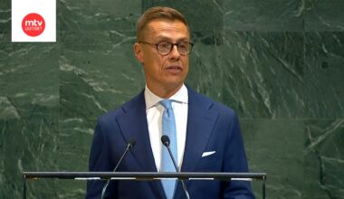 Nämä aplodit saivat presidentti Stubbin poikkeamaan YK-puheen käsikirjoituksestaan