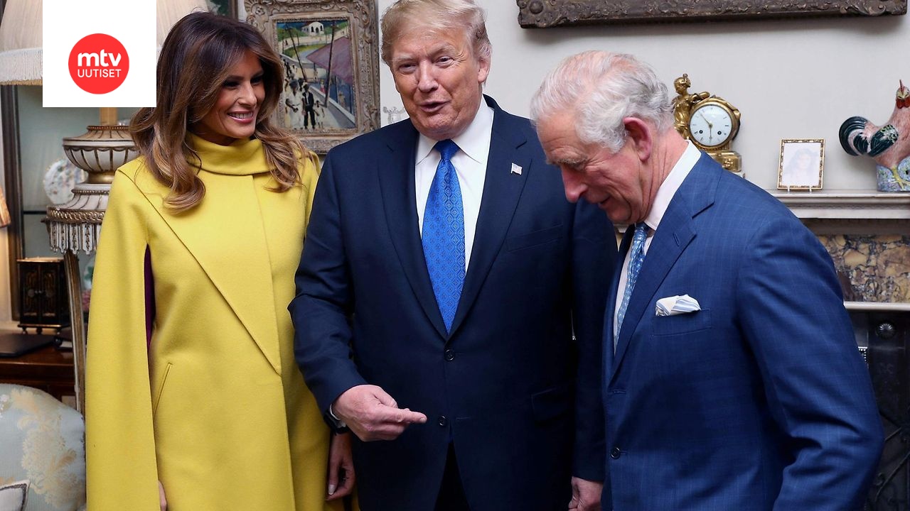 Kuvaa Trumpien aiemmalta vierailulta Britanniaan vuonna 2019.