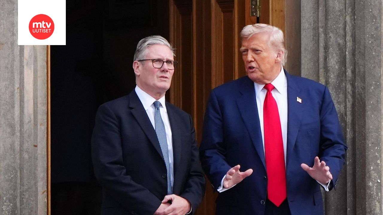 Trump ja Starmer tapaavat. kuva heinäkuulta 2025