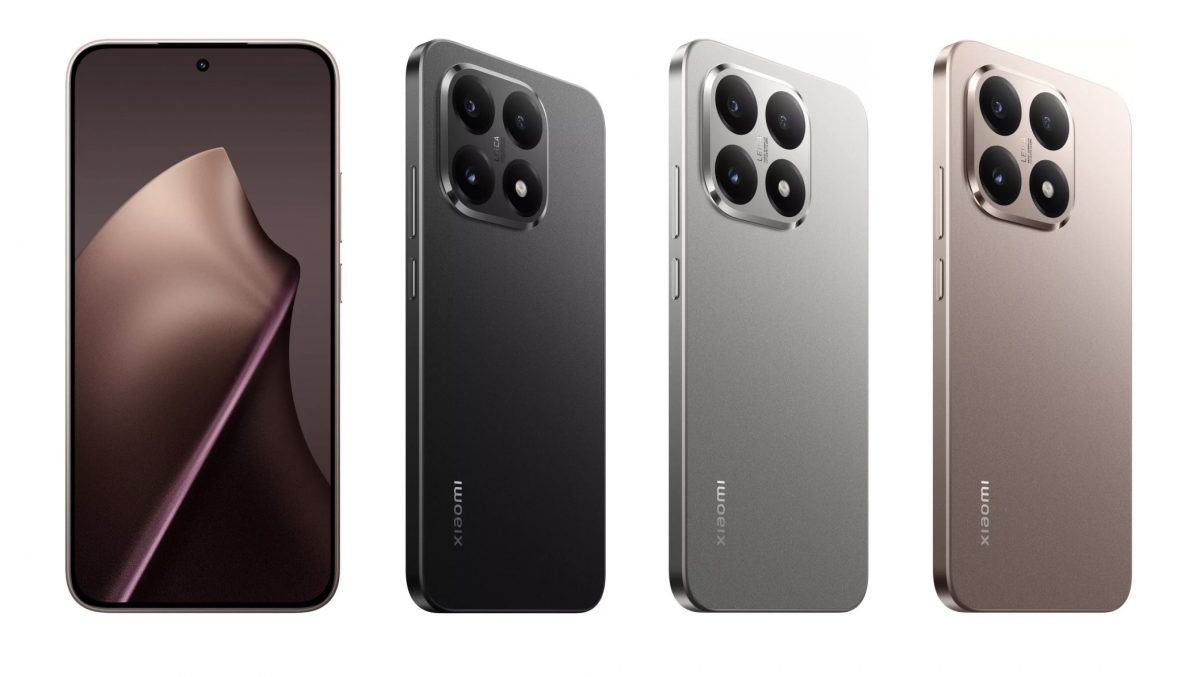 Xiaomi 15T eri väreissä. Kuva: WinFuture.de.