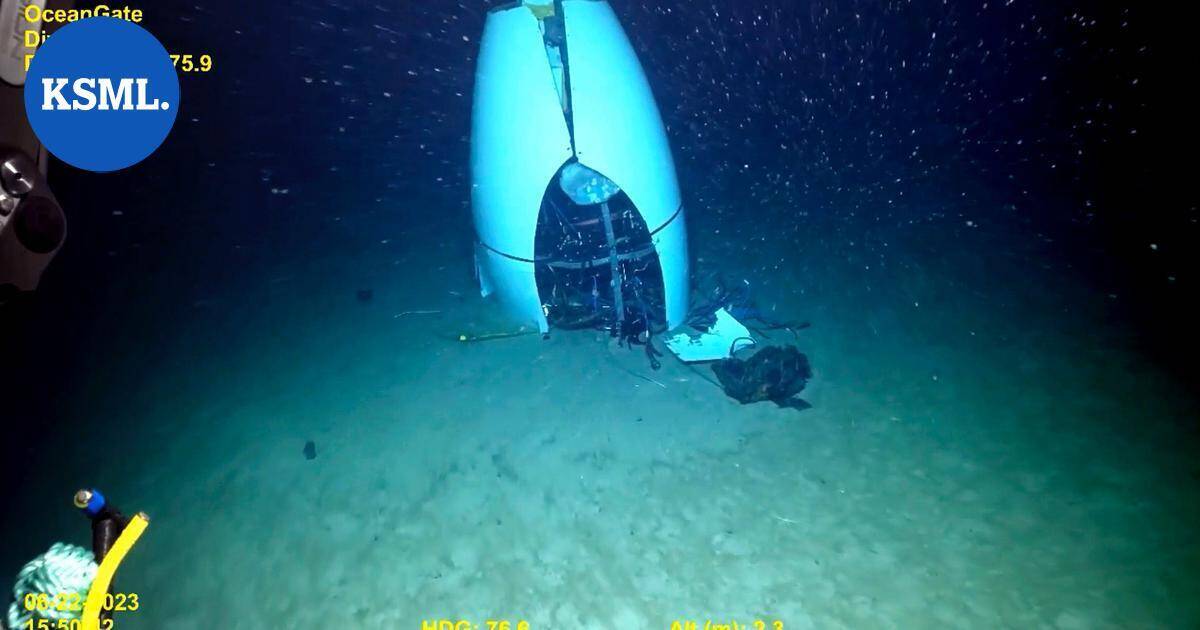 Raportti: Tämä aiheutti Titanicille kesällä 2023 matkanneen Titan-sukellusveneen tuhon | Uutissuomalainen