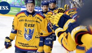 Jukurit lopetti Liigan kärkijoukkue JYPin juhlat – "Tosi hyvälle tuntuu" | Urheilu