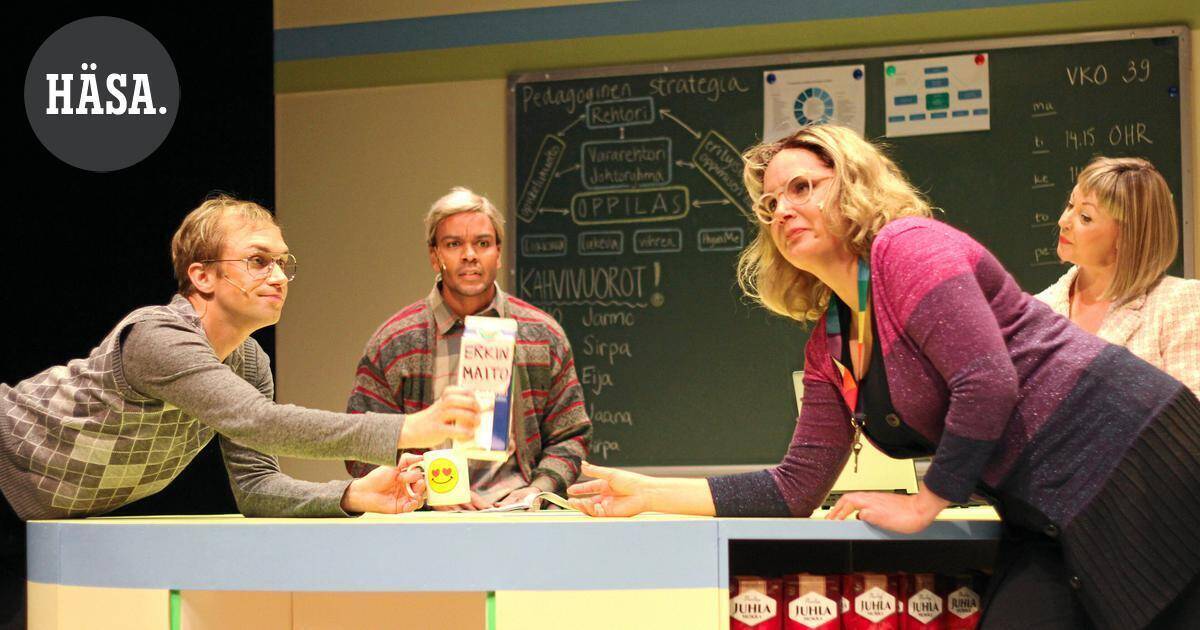 Teatteriarvio | Niina Lahtisen käsikirjoittama Opehuone-musikaali on oodi opetusalan ammattilaisille – Aiheet ovat suoraan Riihimäeltä | Paikalliset