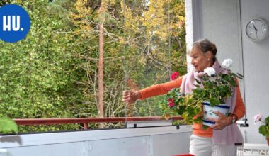 Outi asuu metsän reunassa, mutta silti keskellä kaupunkia – "Kuuntelin Ultra Bran keikkaa tässä parvekkeella" | Paikalliset