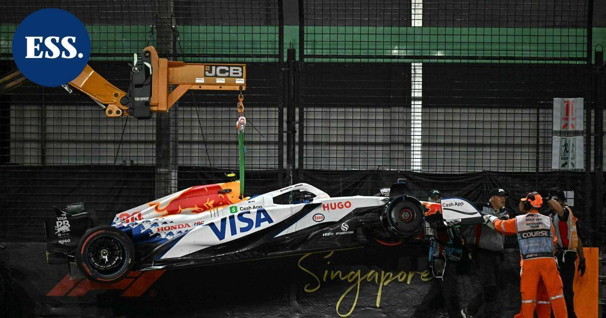 Lawson seinään Singaporen viimeisissä harjoituksissa – Hamilton tuomariston tutkintaan | Urheilu