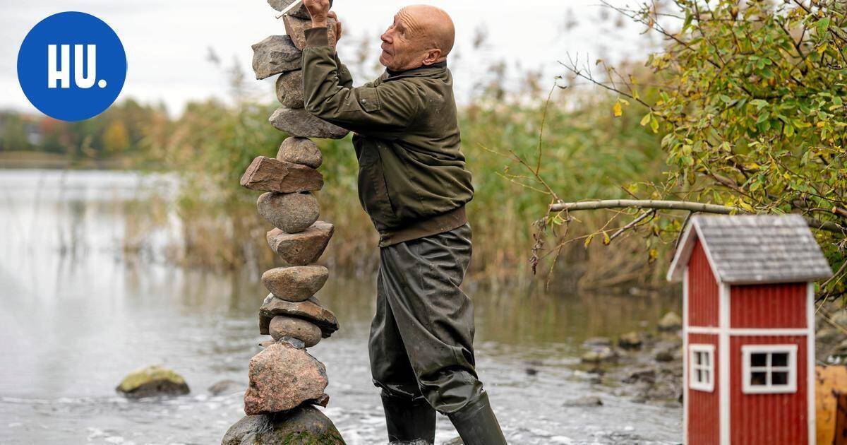 Töölönlahdella ohikulkijoita ihmetyttäneen kivirakennelman alkuperä selvisi – Markulla on ollut tuottelias kesä | Paikalliset