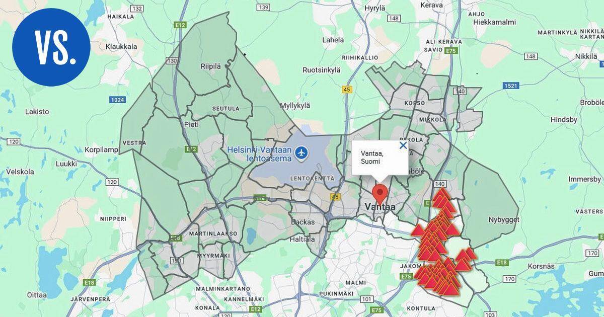 Juuri nyt | Valtava sähkökatko Vantaalla – Vikaa selvitetään | Paikalliset