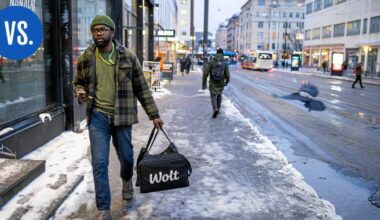 Helppoa suomea | Ruokalähetin työstä tehtiin valokuvanäyttely | Paikalliset