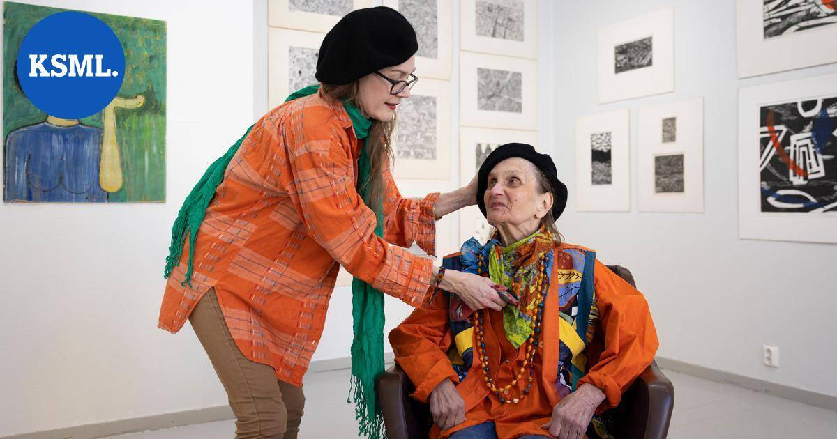 Anneli Klemolan, 90, elämäntyö on esillä Jyväskylässä – "Mielestäni äiti on ollut taiteen kentällä aliarvostettu" | Keski-Suomi