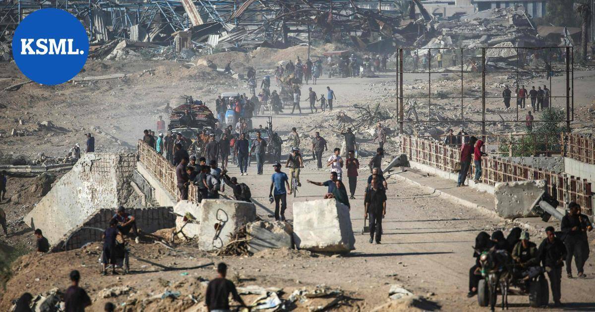 Gazassa ensimmäinen yö ilman droonien ja ilmaiskujen ääniä aikoihin – lukuisat palestiinalaiset palanneet Gazan pohjoisosiin | Uutissuomalainen