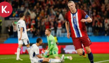 Haaland hassasi kaksi rankkaria, mutta upotti Israelin hattutempulla – vierailija joutui mielenosoittajien hampaisiin | Urheilu