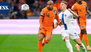 Hollanti hautasi käytännössä Huuhkajien MM-kisahaaveet – 4–0 osoitti tasoeron Amsterdamissa | Urheilu