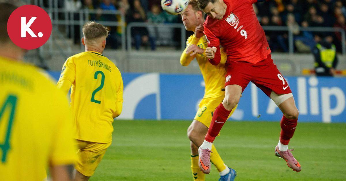 Puola kaatoi Liettuan ja romutti lopullisesti Huuhkajien MM-haaveet | Urheilu