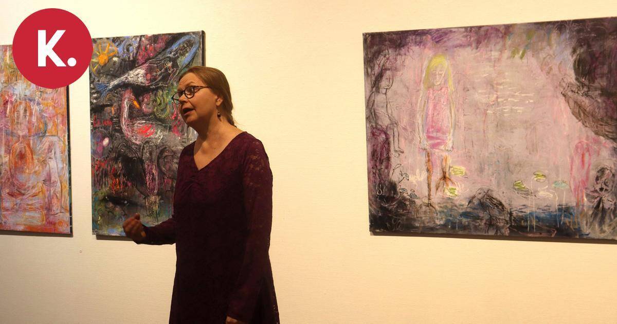 Outokumpulaisen Sirpa Ylhäisen teoksissa eletään, kuollaan ja synnytään – Näyttelyn valmistaminen oli osa uupumuksesta toipumista | Paikalliset