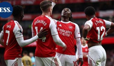 Arsenal repi eroa Valioliigan kärjessä | Urheilu