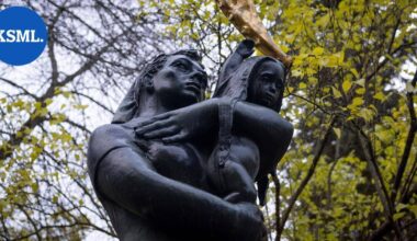 Kirkkopuiston patsaan kunto huolettaa Jyväskylässä – pelkkä kultaus ei riitä, toteaa konservaattori | Keski-Suomi