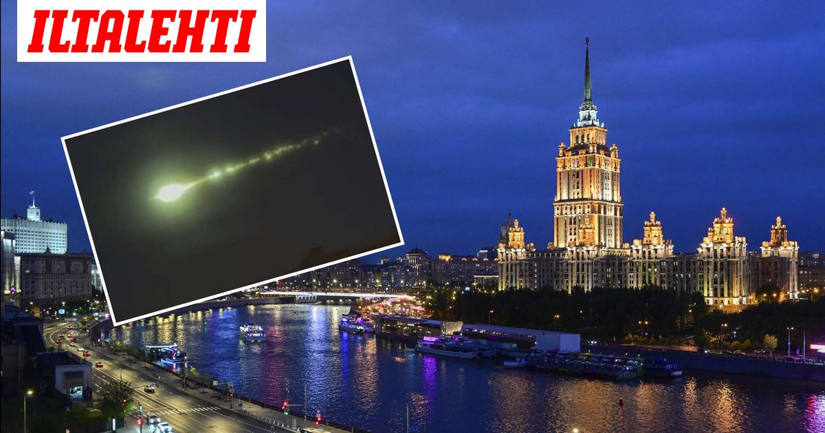 Tulipallo Moskovan taivaalla