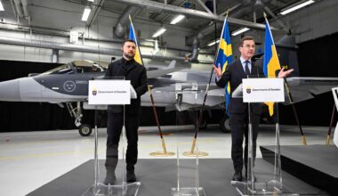 Saab valmistautuu avaamaan Gripenien tuotantolaitoksen Ukrainaan