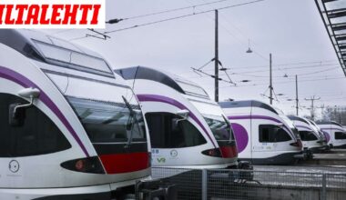 Onnettomuus Kirkkonummella – Junaliikenne seis