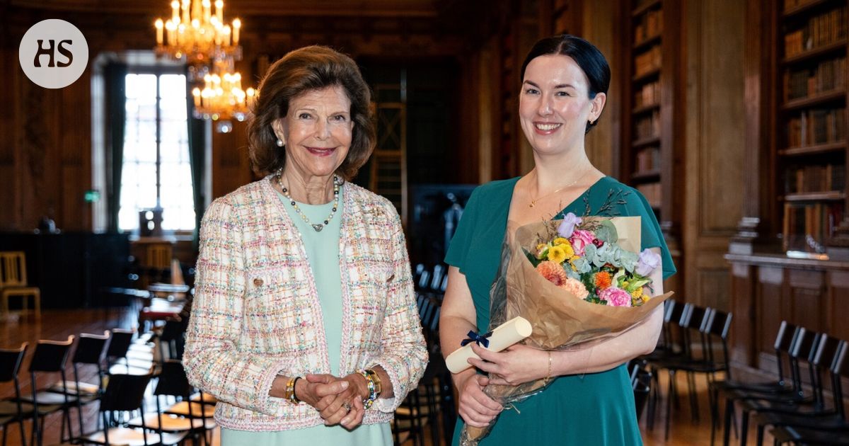 Lähihoitaja Emma Sandberg ideoi vanhusten kanssa työskenteleville hoitajille musiikkikassin, joka voitti Queen Silvia Nursing Award -palkinnon