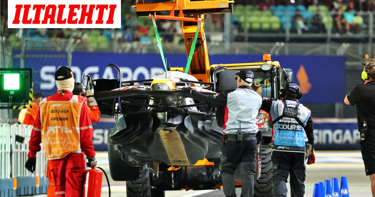 Järjetön kolari F1-treeneissä