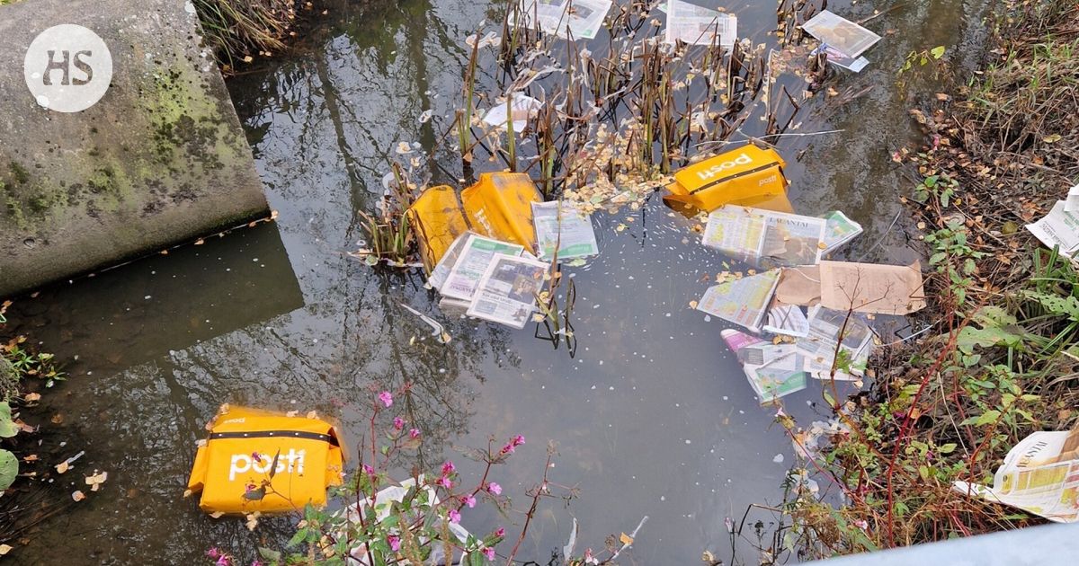 Varas heitti Postin laukut sisältöineen puroon