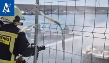 Huvivene räjähti Fuengirolan satamassa, kahdeksan loukkaantui