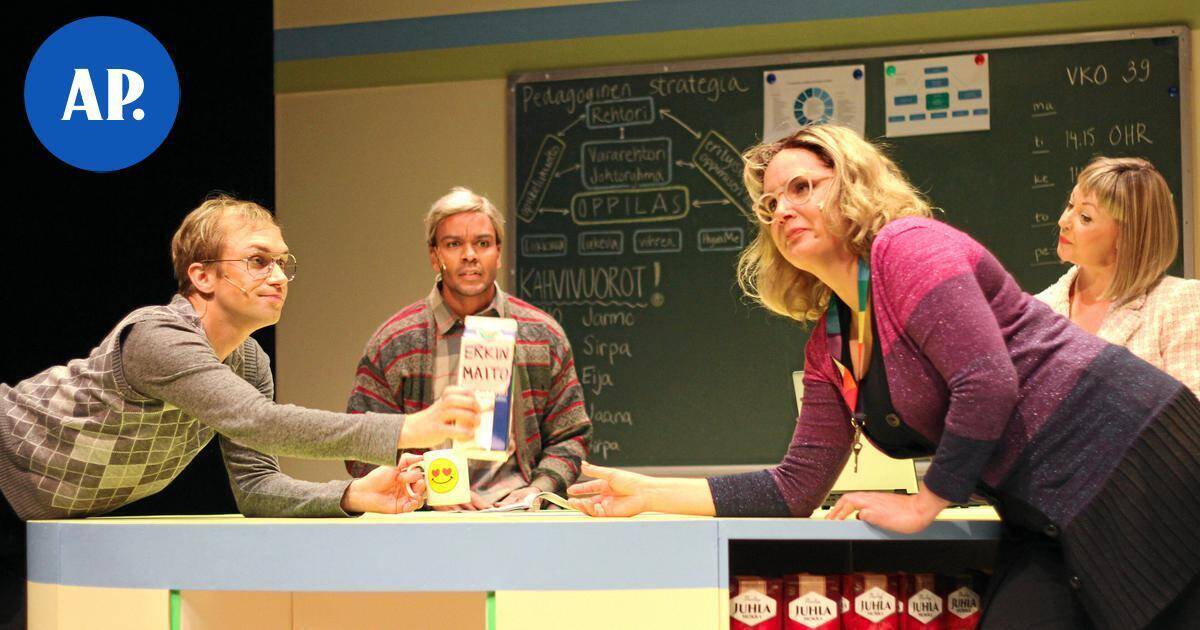 Teatteriarvio | Niina Lahtisen käsikirjoittama Opehuone-musikaali on oodi opetusalan ammattilaisille – Aiheet ovat suoraan Riihimäeltä | Paikalliset