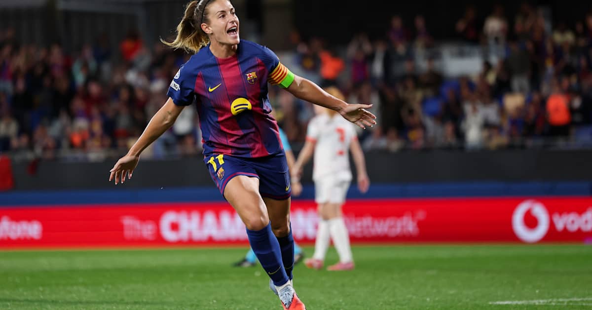 Barcelonan supertähti Alexia Putellas laukoi uskomattoman kauniin maalin Mestarien liigassa | Urheilu