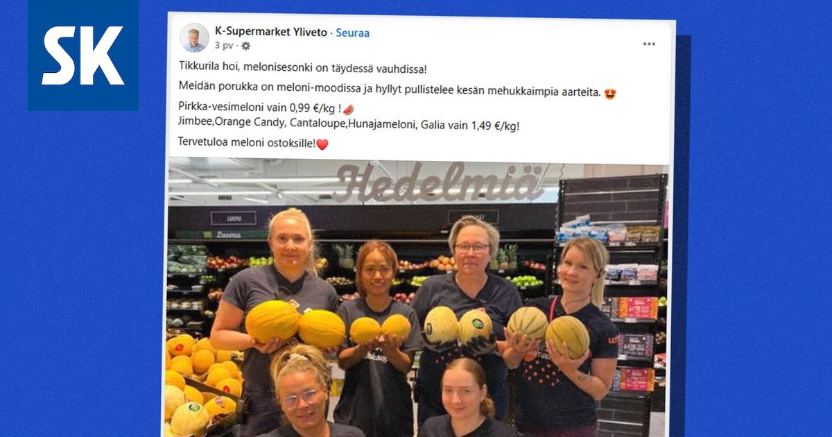 Kaupalle huomautus ”naisia väheksyvästä” melonimainoksesta
