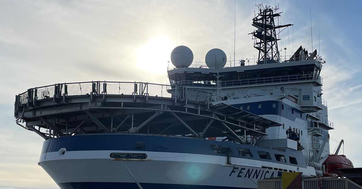 Kuva näyttää yhden Suomen valttikorteista jäänmurtajien tekniikassa: laivan, joka kulkee vinottain | Kotimaa