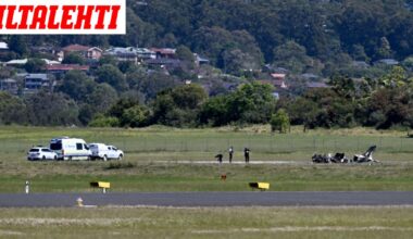 Lentokone putosi Australiassa