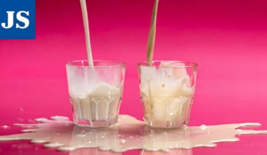 Ravitsemusterapeutti Heli Virtanen vertaili maidon ja kaurajuoman ravintoarvoja