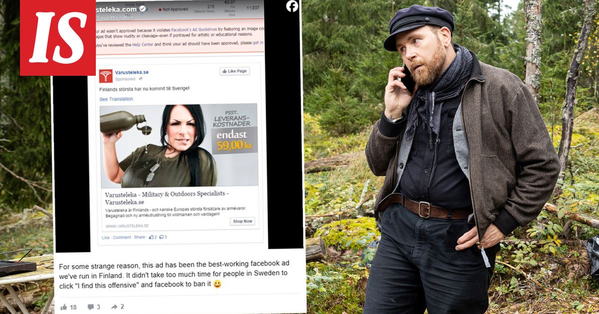 Kirja: Tämä Varustelekan mainos oli liikaa Ruotsissa